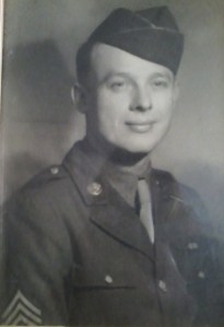 Army Sargeant and Sherman Tank driver, World War II