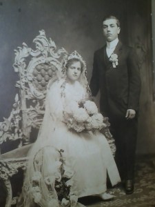 Grandmom Veronica Pisaczyk and Grandpop Jan Kramarz on their wedding day